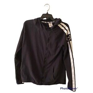 Victoria's Secret PINK Zip Up Hoodie Black Size Small